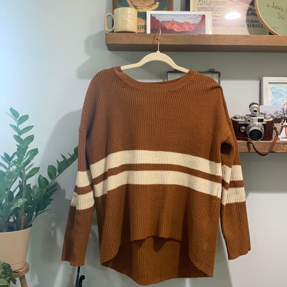 Rust Rolee Sweater